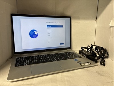 HP EliteBook 650 G9 15.6'' Laptop i5-12th Gen 16GB 256GB SSD Win 11 Pro + Cord