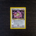 Team Rocket's Meowth 18 Black Star Promo Pokemon Card TCG 2000 Vintage