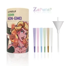 100packs Colorful Cones Rolling Paper Pre Rolled Cones King Size Ultra-thin 108