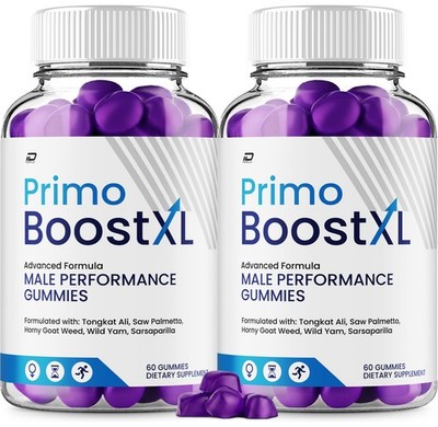 (2 Pack) Primo Boost XL Gummies for Men   PrimoBoost Male Gummy Natural Blend