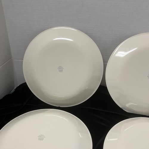 6 Corelle Corning Vitrelle Whisper Sandstone 10 1/4in. White Beige Plates - Bild 10 von 15