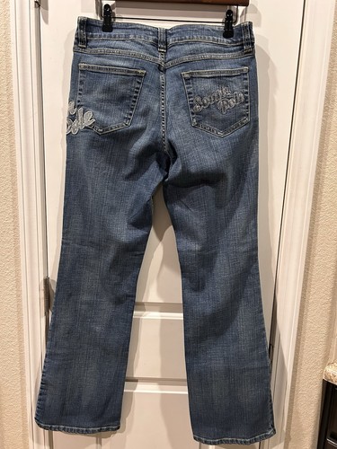 Southpole Women’s Jeans Vintage Embroidered Logo Boot Cut Size 13