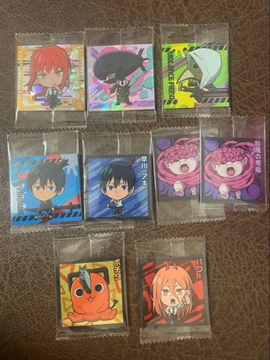 #ad #ad Chainsaw Man Sticker Set 9 Unopened Makima Reze Aki Power Pochita $64.79