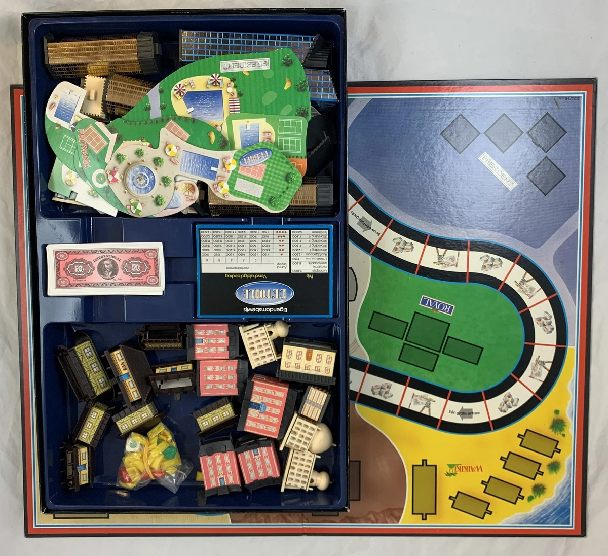 MB Juegos Hotel Juego de Mesa Inmobiliaria Estrategia Juego Vintage Completo ...