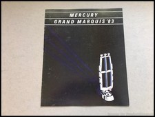 1983 Mercury Grand Marquis And Colony Park 16-page Sales Brochure Catalog