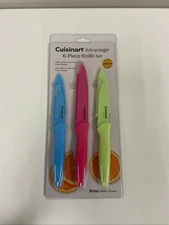 Cuisinart Advantage 6 Piece 3 Knife Prep Set - New G96
