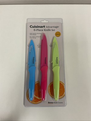 Cuisinart Advantage 6 Piece 3 Knife Prep Set - New G96