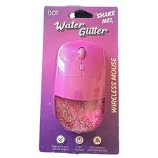 iJoy Water Glitter Wireless Mouse For PC Pink