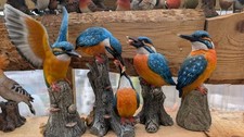 Eisvogel Deko Figur XL Vogel Gartenfigur 28-3...