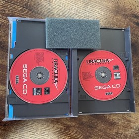 Dracula Unleashed- Sega CD Complete TESTED CIB 