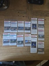 Vintage National Parks Passport Series 1986-1987 Regional Stamp Cards Lot Set