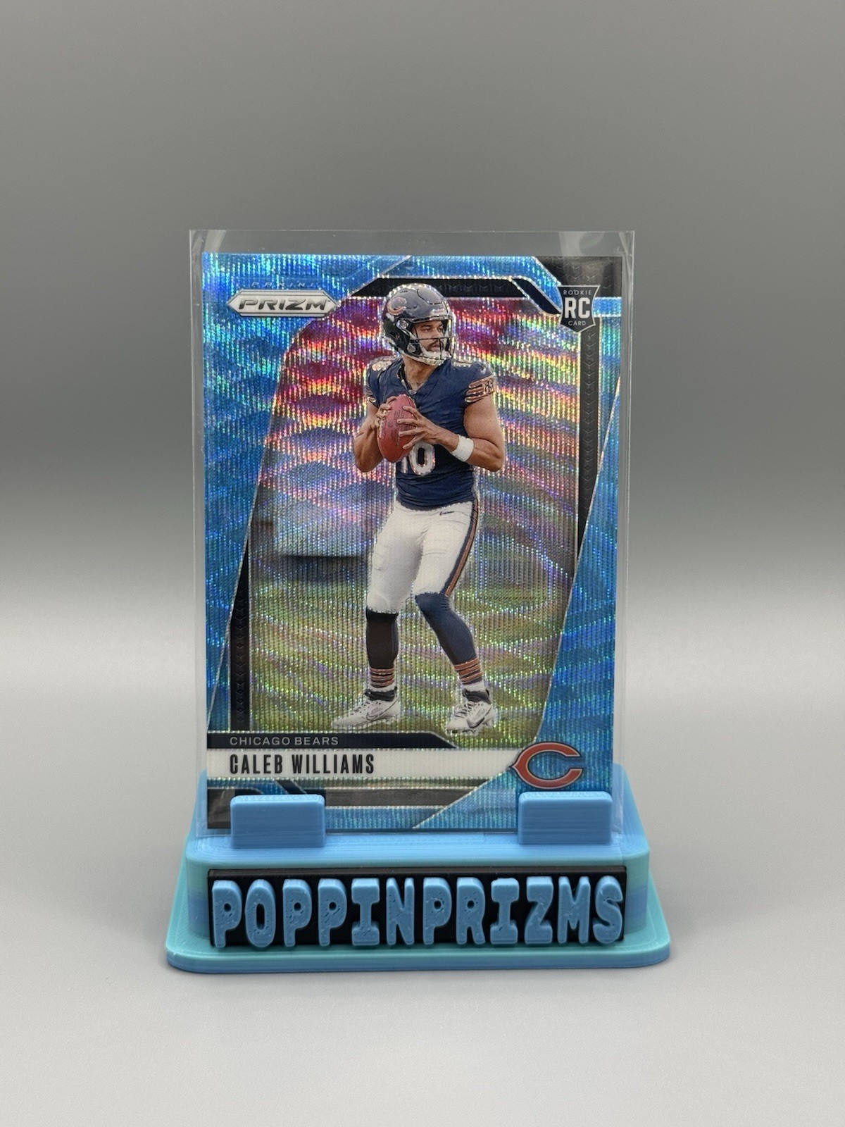 2024 Panini Prizm Caleb Williams #301 Blue Wave /230 SSP Rookie RC