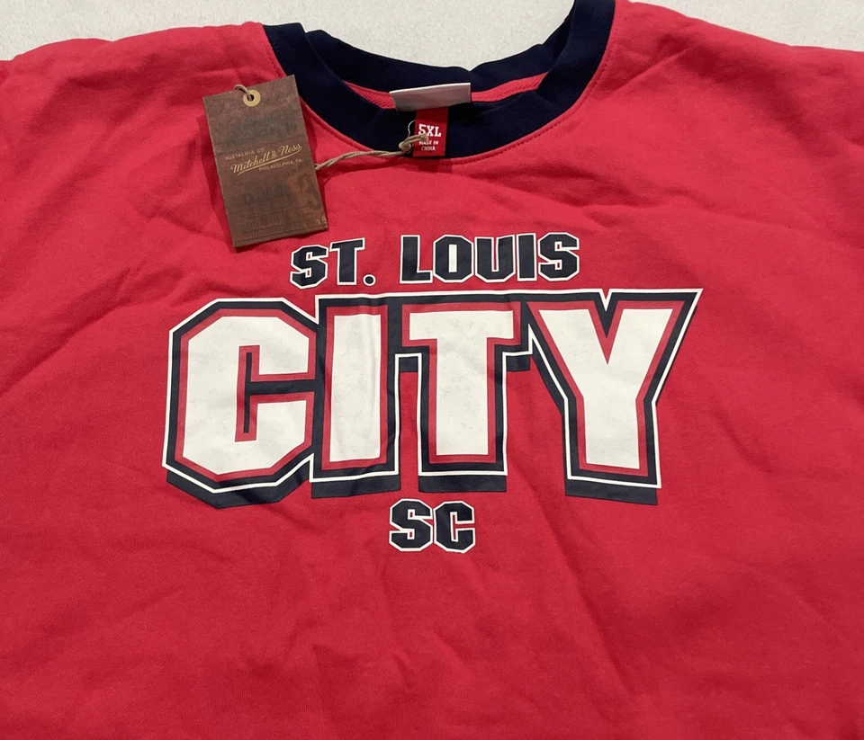 Mitchell & Ness MLS St Louis City SC All Over 2.0 Crewneck 5XL 110$ NWT - Image 2 of 4