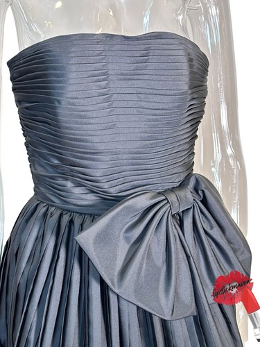 Mini Vestido de Cóctel Vintage 6 Negro Julie Duroche After Five Colección Años 80 - Imagen 2 de 11