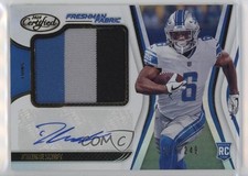 2020 Certified Freshman Fabric Mirror Signatures 229/249 D'Andre Swift Auto 4f5