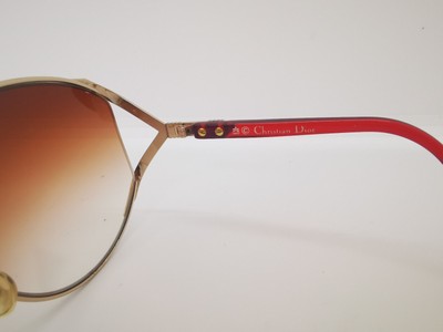 Vintage Christian Dior 2250 Sunglasses - Red | eBay