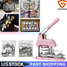 Button Maker Badge Pin Machine 1 1.25 2.25" 300pcs 25 32 58mm Custom Badge Tool