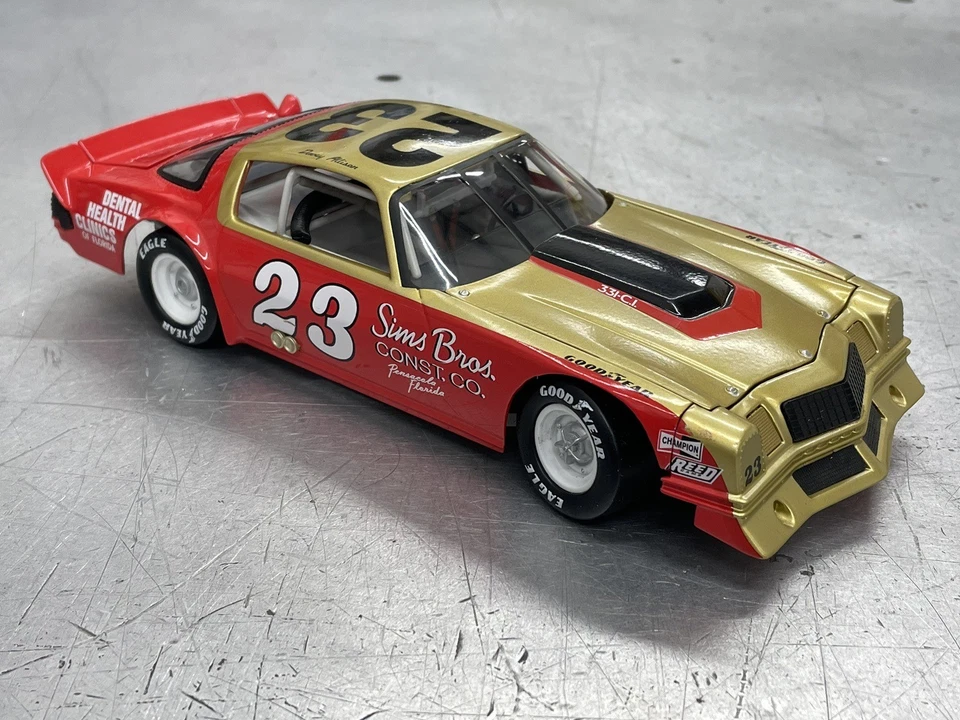 Davey Allison #23 Sims Bros. Construction 1981 Camaro 1/24 NASCAR Die-Cast - Image 3 of 4