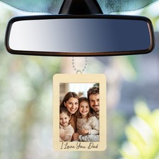 3pcs Car Rear View Mirror Hanging Photo Frames 2.7" x 3.9" Car Picture Holder