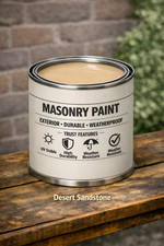 Exterior Masonry Paint 0.5L 1L Waterproof Brick Render Durable Wall 17 Colours