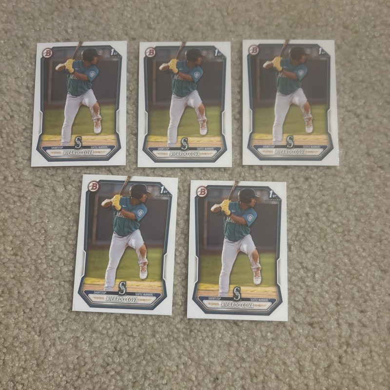 2026 Bowman Baseball Ricardo Cova 5-Card Lot #BP-94 Mariners