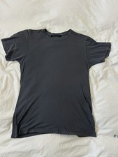 John Elliott Tee Mens 2 Medium T Shirt Cotton Charcoal Gray Crewneck Made in USA