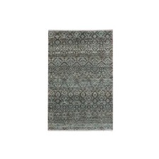 2'x3' Gray Kohinoor Herat Pattern Hand Knotted Soft Wool Oriental Rug 76889