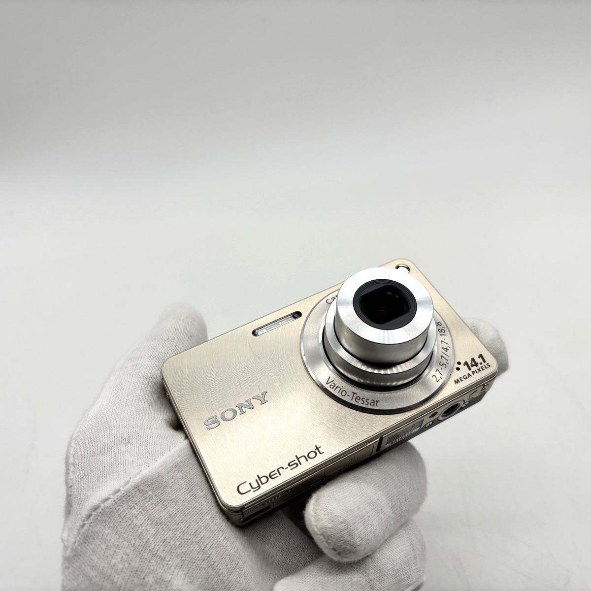 Sony Cyber-shot DSC-W350 Gold Digital Camera – Excellent Condition