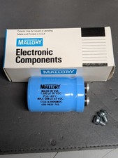 1 NOS Mallory CGS162U050R2C Capacitor 1,600 MFD @  50 WVDC  Screw Terminals  
