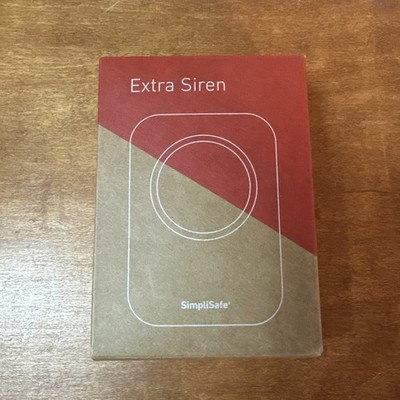 SimpliSafe Extra Siren Home Security  System Model WS3 - NEW