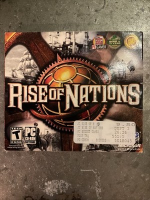 Rise of Nations (PC Game CD-ROM) World Strategy Windows XP/2000/98. 