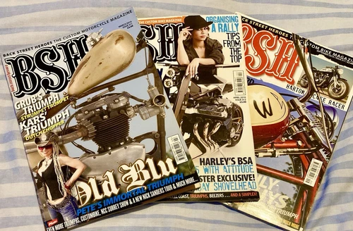 Back Street Heroes BSH Biker Motorcycle Magazine 3 Back Issues 311,312,317 - Picture 1 of 1