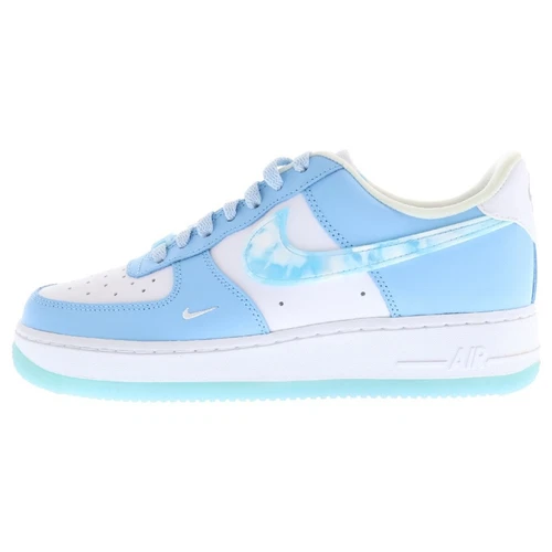 NIKE WMS Air Force 1 Low Celestine Blue Women's Cut Sneakers Light US 8.5 Used 4 - Picture 1 of 7