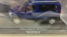 NOREV Peugeot Rifter miniature car 1/43 blue