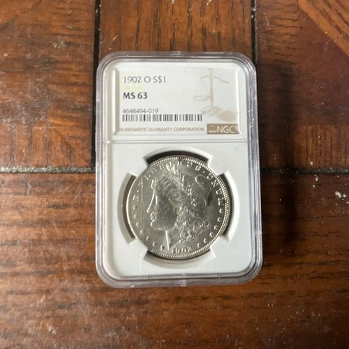 Morgan Dollar 1902-O NGC MS63 Silver $1 New Orleans Uncirculated KM#110