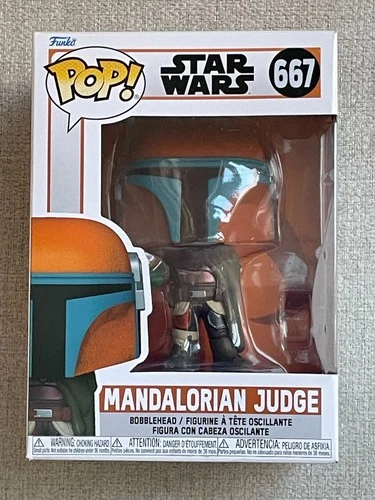 FUNKO POP STAR WARS MANDALORIAN JUDGE #667 FIGURE NEW IN BOX
