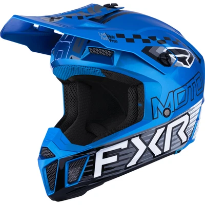 FXR RACING FXR YOUTH Clutch MX Helmet 2026 Blue