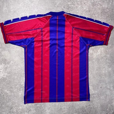 Barcelona 97-98 Home Jersey Kappa L(US M) Authentic Vintage USED