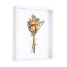 10x8 Inch Shadow Box Display Frame 3cm Deep Photo Shadow Box White