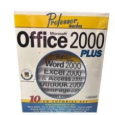 Individual Software Professor Teaches Office 2000 Plus PC OS 10 CD New Sealed