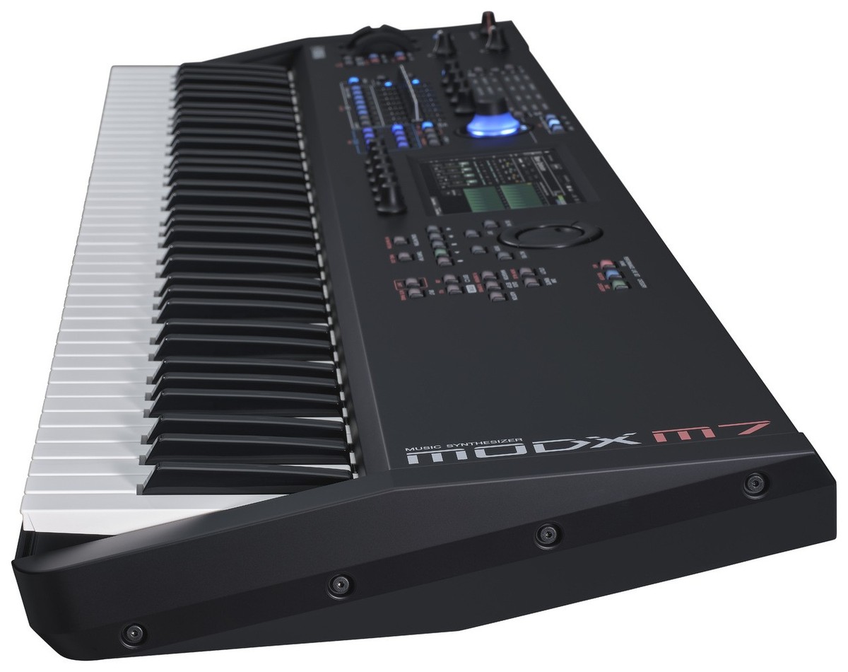 Yamaha MODX7 76-Key Semi Weighted Keyboard Synthesizer - Black for