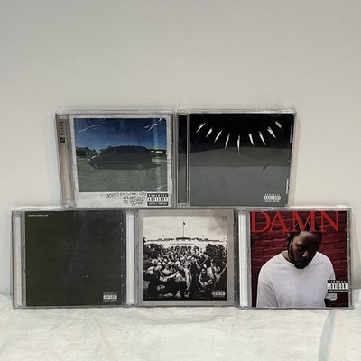 Kendrick Lamar CD Lot 5 Albums DAMN/Good Kid/black panther/untitled/butterfly