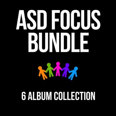 Music for ASD Focus Bundle X4CD - Calm & Focus - Free UK P&P