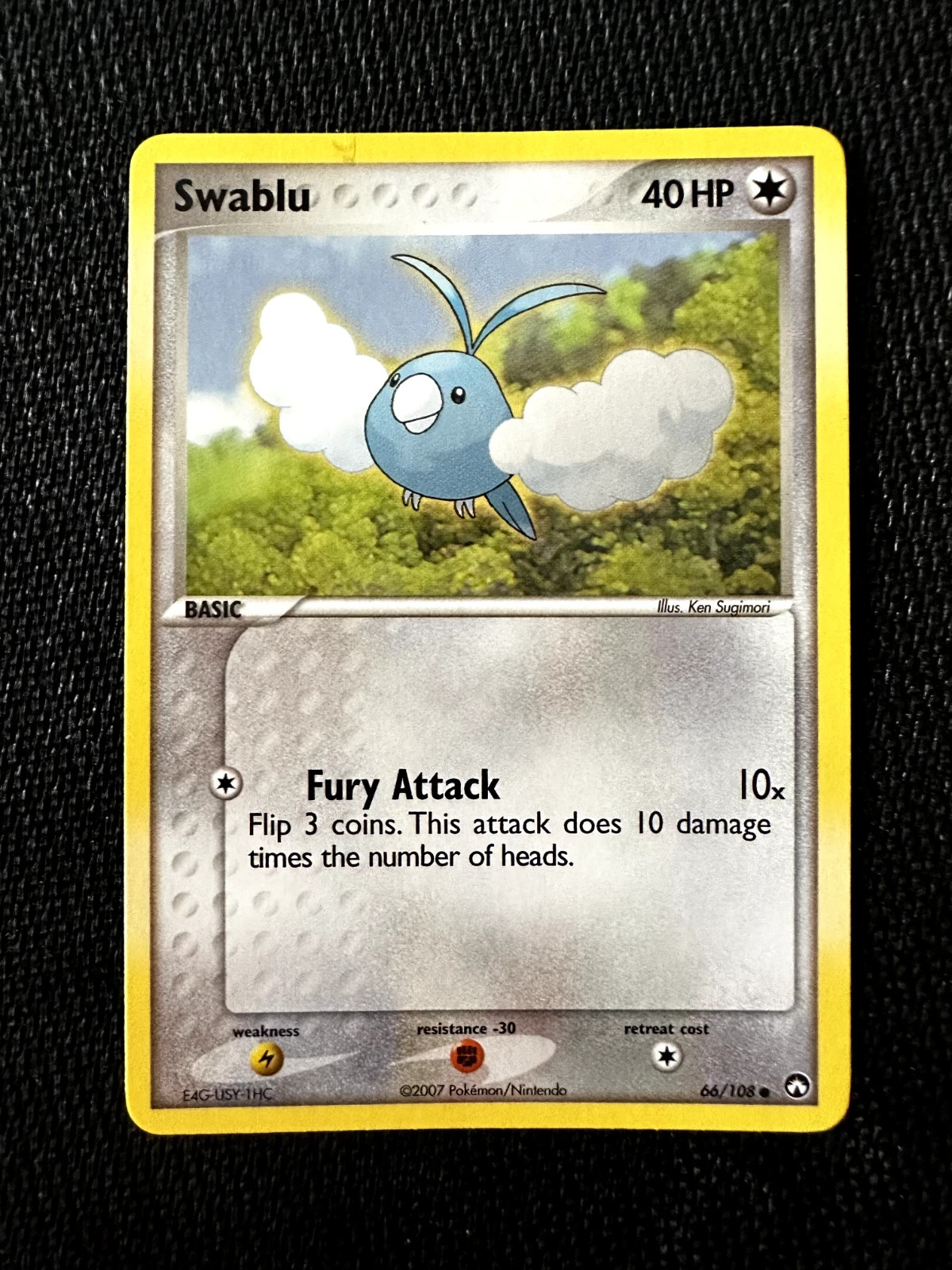 Swablu 66/108 Power Keepers Pokemon Card