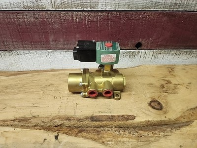 ASCO JKH8344G074M0 RedHat II 4-Way Solenoid Valve 120/60 & 110/50 VAC NEW