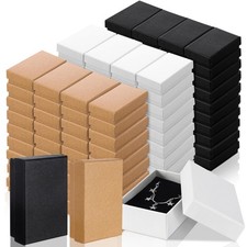 Tenceur 100 Pcs Valentines Jewelry Gift 3.2x2x1.2 in, Brown, Black, White