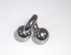 1 -00g 1/2 Twister Surgical Internally Threaded Prince Albert Frenum Public Ring — photo 2