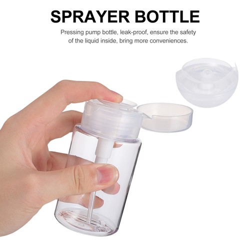  12 szt. Plastikowa pusta butelka Typ prasy do płynu Rozpylacz Butelka Nail Salon Narzędzie - Zdjęcie 6 z 12