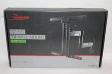 Rocketfish- Full-Motion TV Wall Mount for Most 32-55TVs - Black