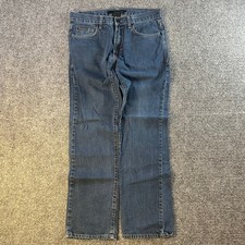 Vintage Y2K Calvin Klein Women  s Straight Leg Blue Denim Jeans 32x29